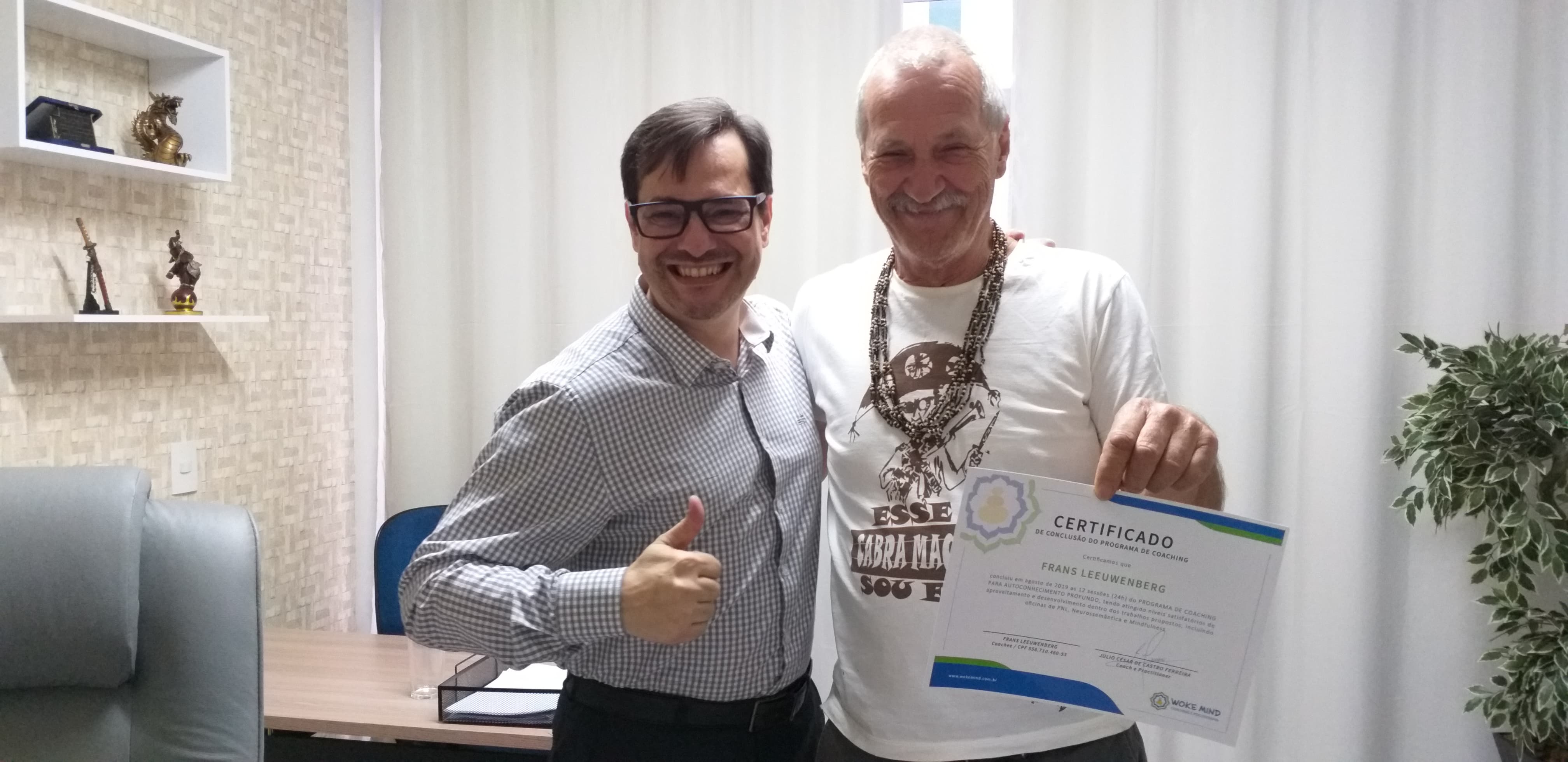 Encerramento do processo de Desenvolvimento Pessoal – Frans Leeuwenberg